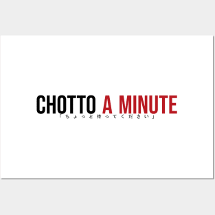 Chotto A Minute Posters and Art